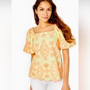 Lilly Pulitzer Eyelet Top
